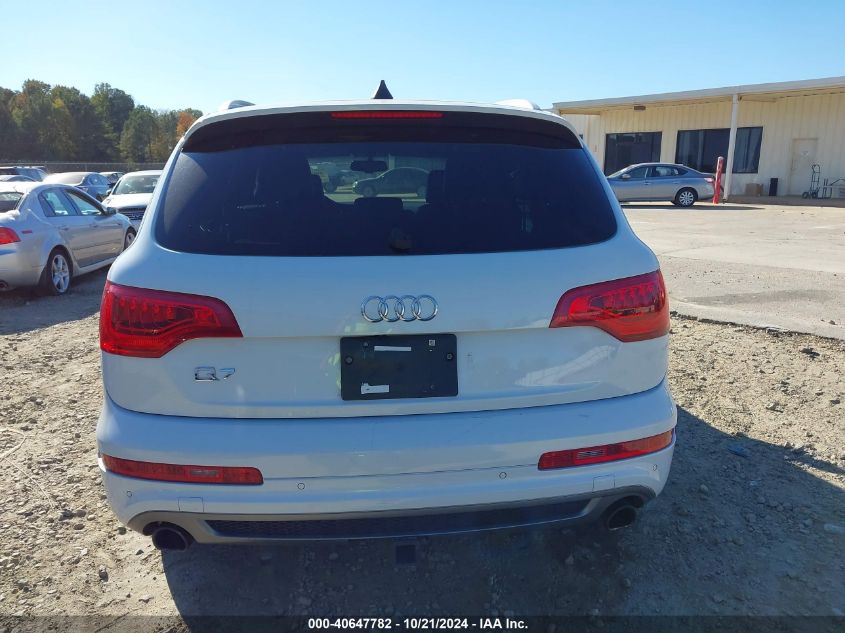 2013 Audi Q7 3.0T S Line Prestige VIN: WA1DGAFE1DD008798 Lot: 40647782