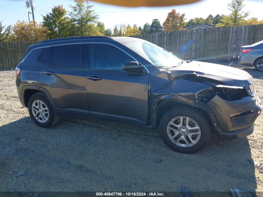 2019 Jeep Compass Sport Fwd VIN: 3C4NJCAB1KT658503 Lot: 40647796