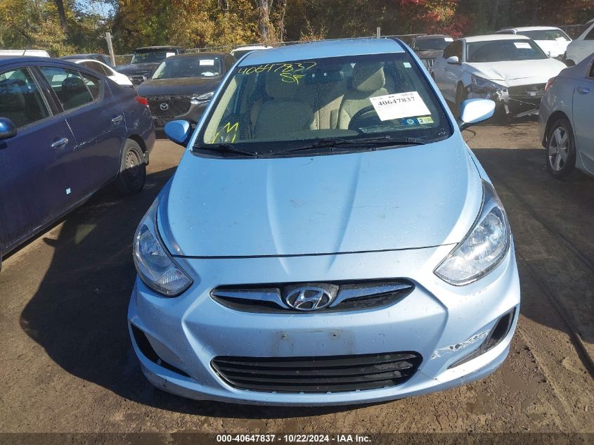 2014 Hyundai Accent Gls VIN: KMHCT4AE6EU726284 Lot: 40647837