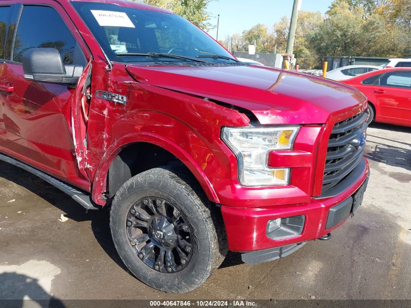 2016 Ford F-150 Xlt VIN: 1FTEW1EPXGKD54381 Lot: 40647846