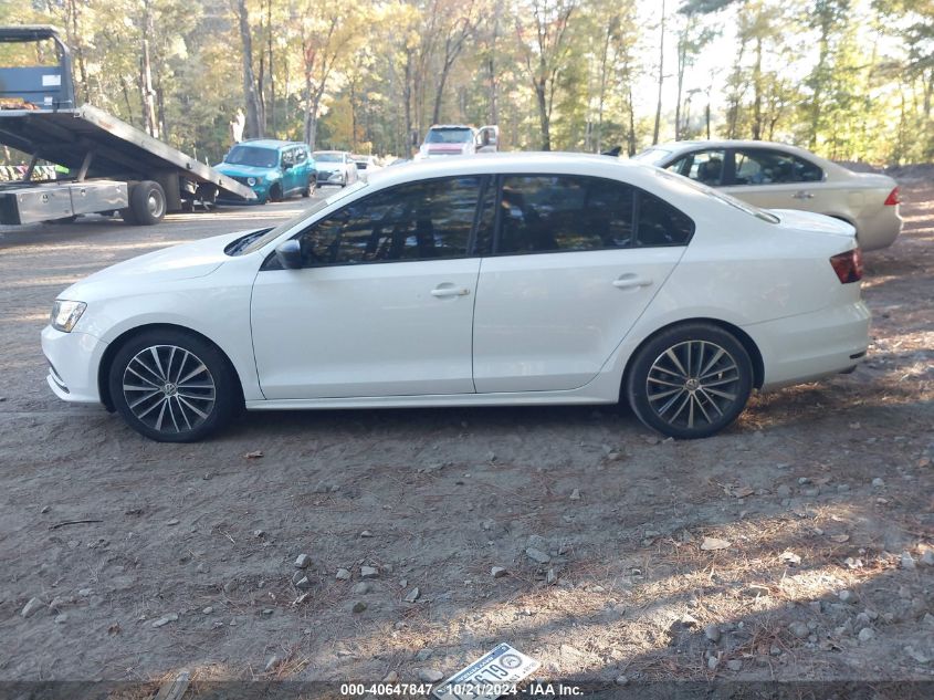 2016 Volkswagen Jetta 1.8T Sport VIN: 3VWD17AJ5GM412207 Lot: 40647847