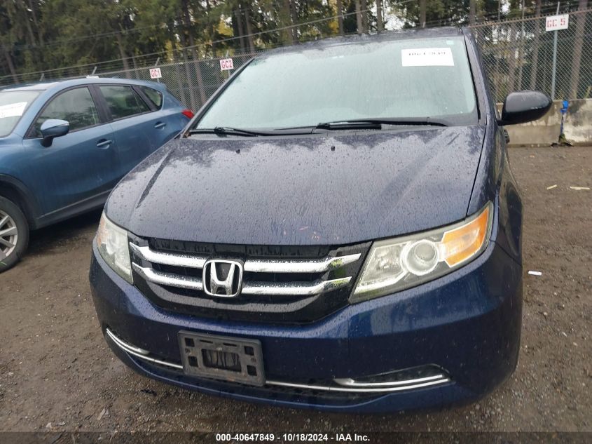 VIN 5FNRL5H24EB001663 2014 Honda Odyssey, LX no.12