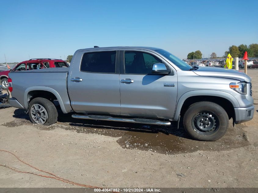 2020 Toyota Tundra Platinum VIN: 5TFAY5F12LX876204 Lot: 40647852