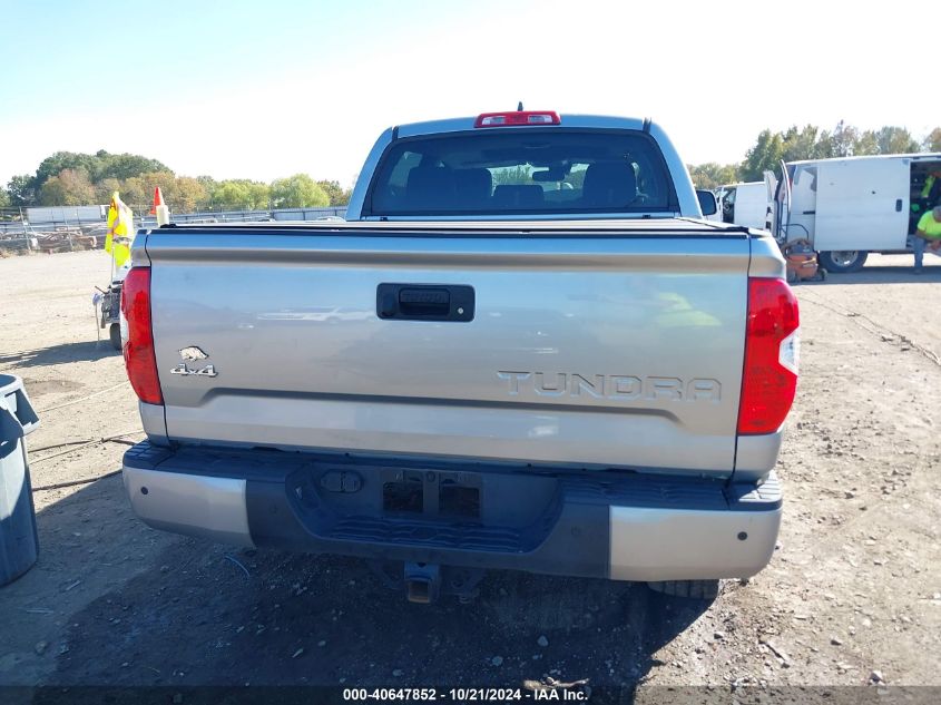 2020 Toyota Tundra Platinum VIN: 5TFAY5F12LX876204 Lot: 40647852