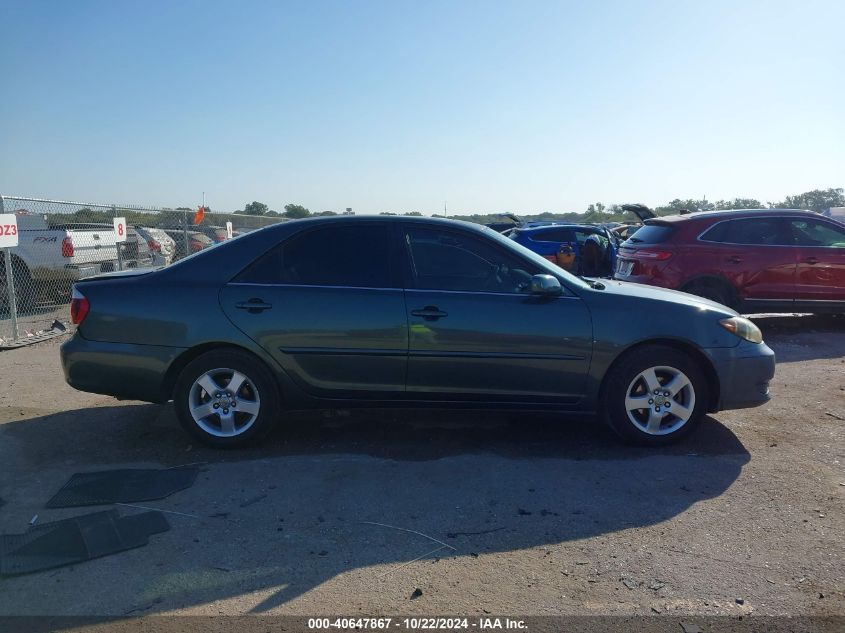 2005 Toyota Camry Se VIN: JTDBE30KX50316705 Lot: 40647867