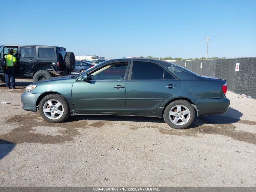 2005 Toyota Camry Se VIN: JTDBE30KX50316705 Lot: 40647867