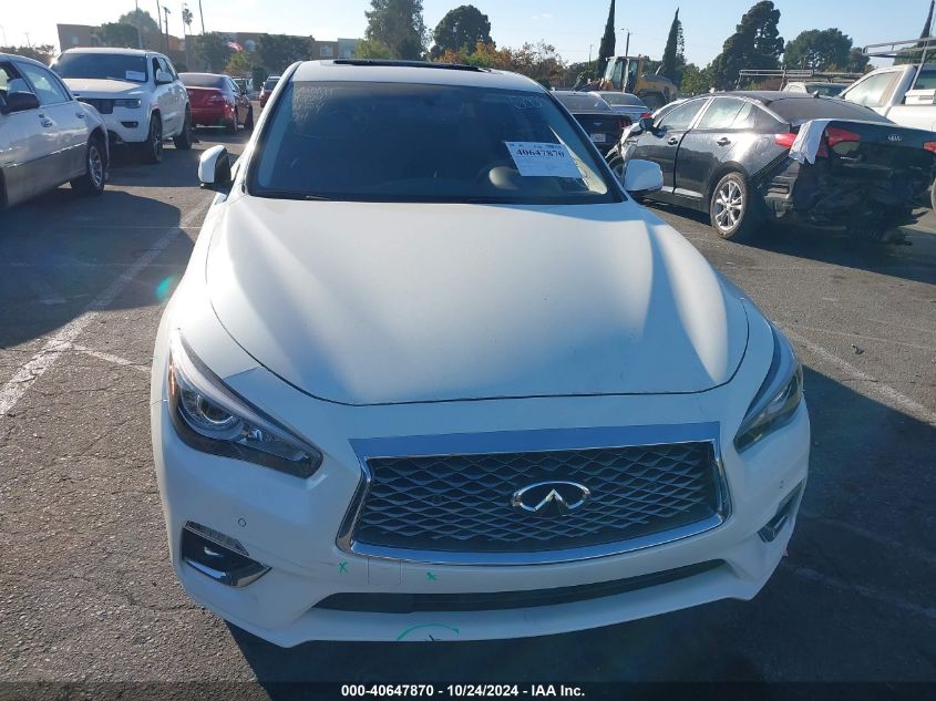 2021 Infiniti Q50 Luxe VIN: JN1EV7BP2MM705359 Lot: 40647870