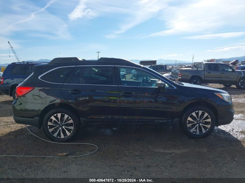 2015 Subaru Outback 2.5I Limited VIN: 4S4BSBNCXF3231685 Lot: 40647872