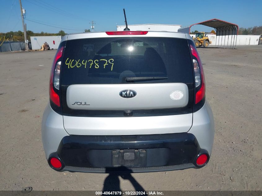 2016 Kia Soul + VIN: KNDJP3A58G7864940 Lot: 40647879