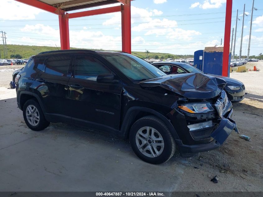 2018 Jeep Compass Sport VIN: 3C4NJCAB0JT368641 Lot: 40647887