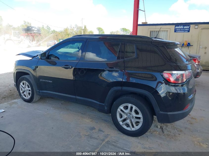 2018 Jeep Compass Sport VIN: 3C4NJCAB0JT368641 Lot: 40647887