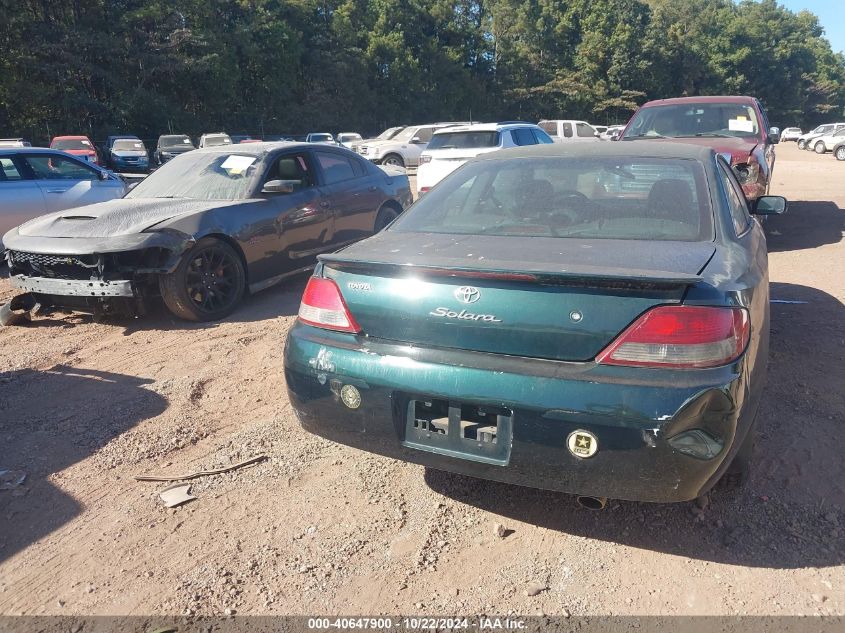 1999 Toyota Camry Solara Se V6 VIN: 2T1CF22P4XC139100 Lot: 40647900