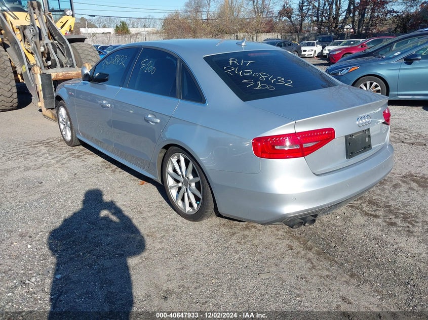 Vin: wauffafl3fn003922, lot: 41137078, audi a4 2.0t premium 20154