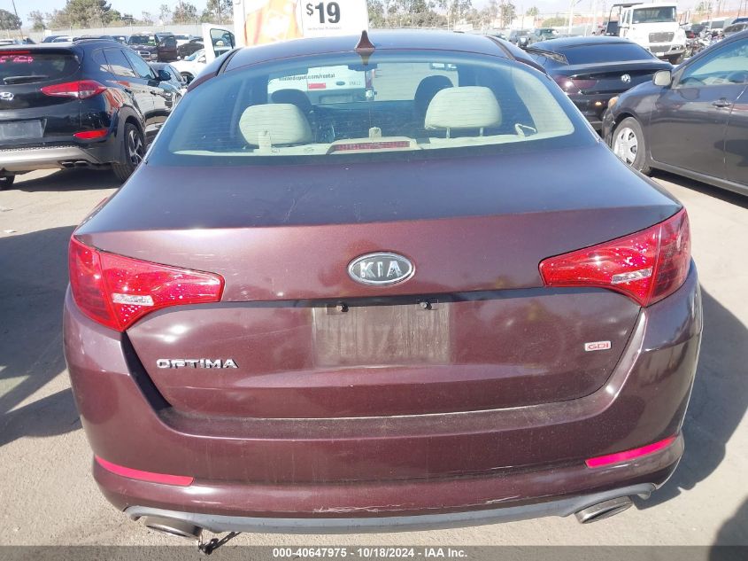 2012 Kia Optima Lx VIN: 5XXGM4A74CG003329 Lot: 40647975