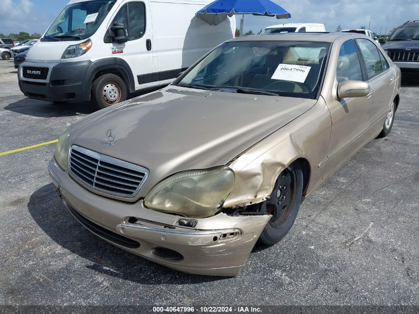 2000 Mercedes-Benz S 500 VIN: WDBNG75J6YA126685 Lot: 40647996