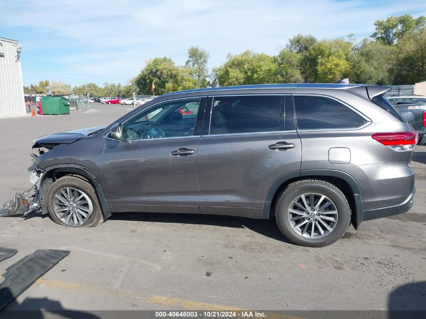 2018 Toyota Highlander Se/Xle VIN: 5TDJZRFH0JS888954 Lot: 40648003