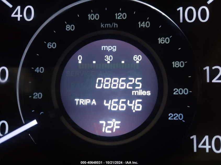 2013 Honda Cr-V Lx VIN: 5J6RM3H36DL044739 Lot: 40648031