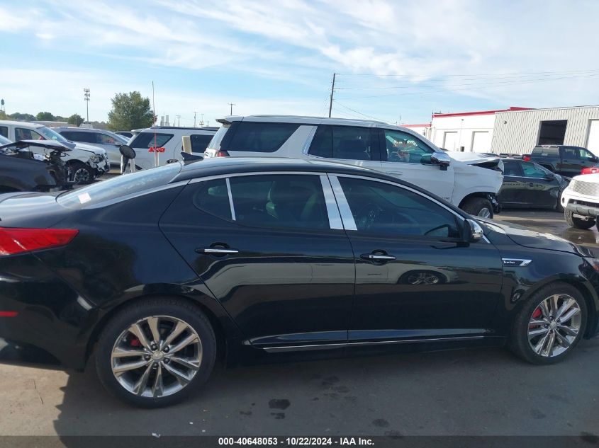 2014 Kia Optima Sxl Turbo VIN: 5XXGR4A66EG290636 Lot: 40648053