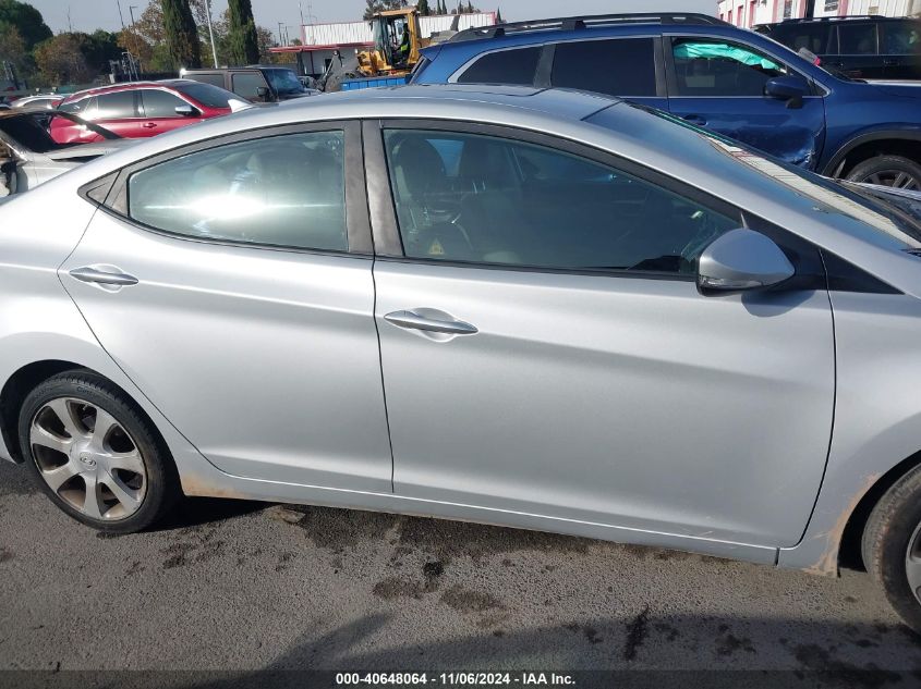 2013 Hyundai Elantra Limited VIN: KMHDH4AE6DU888419 Lot: 40648064