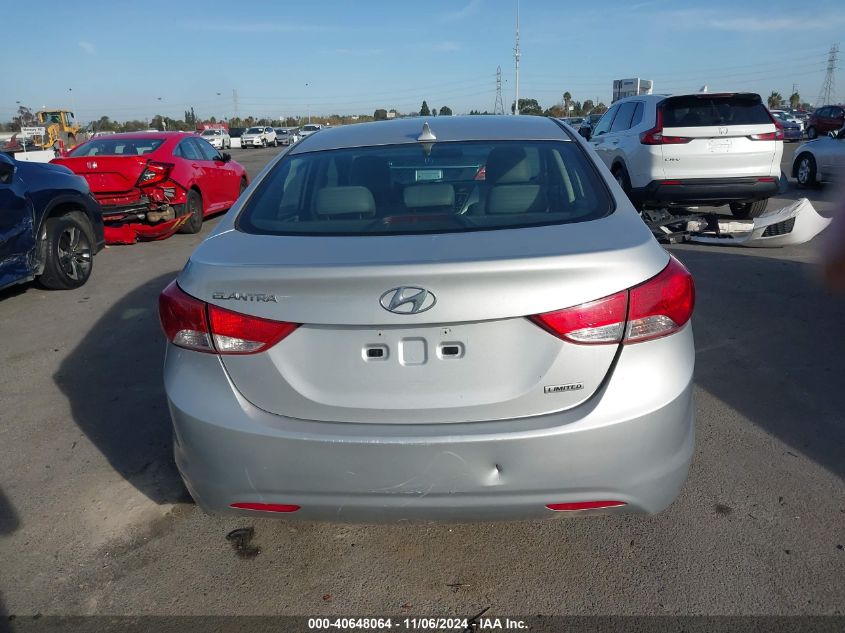 2013 Hyundai Elantra Limited VIN: KMHDH4AE6DU888419 Lot: 40648064