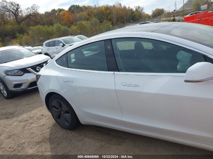 2019 Tesla Model 3 Long Range/Performance VIN: 5YJ3E1EBXKF418326 Lot: 40648068