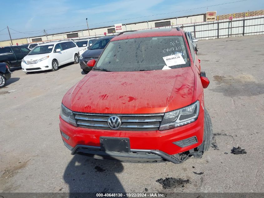 2018 Volkswagen Tiguan 2.0T Se/2.0T Sel VIN: 3VV3B7AX6JM166826 Lot: 40648130