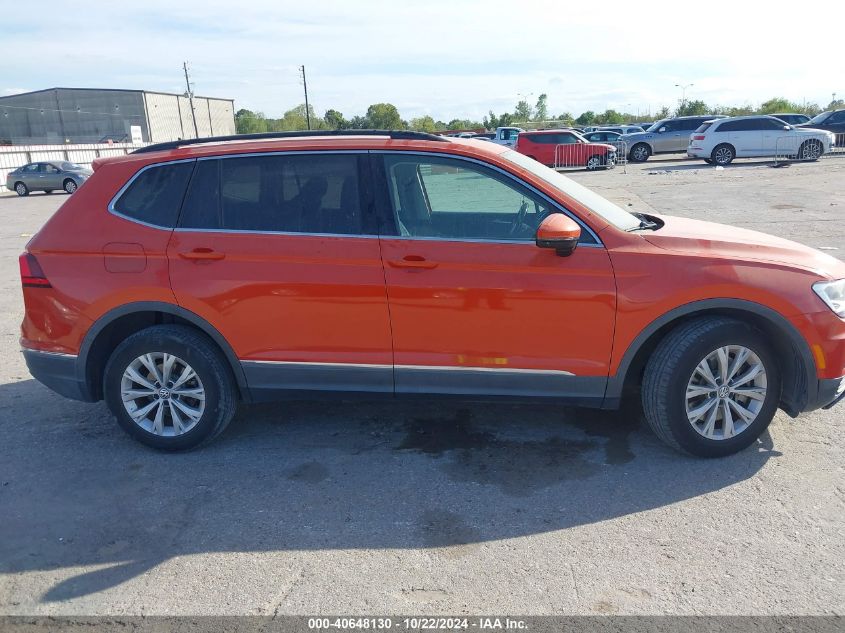 2018 Volkswagen Tiguan 2.0T Se/2.0T Sel VIN: 3VV3B7AX6JM166826 Lot: 40648130