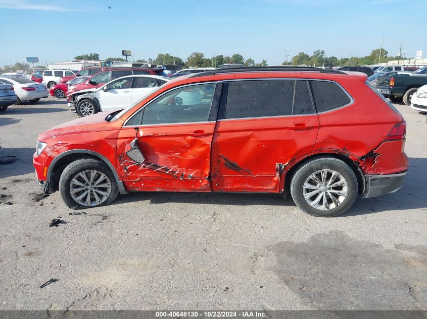 2018 Volkswagen Tiguan 2.0T Se/2.0T Sel VIN: 3VV3B7AX6JM166826 Lot: 40648130