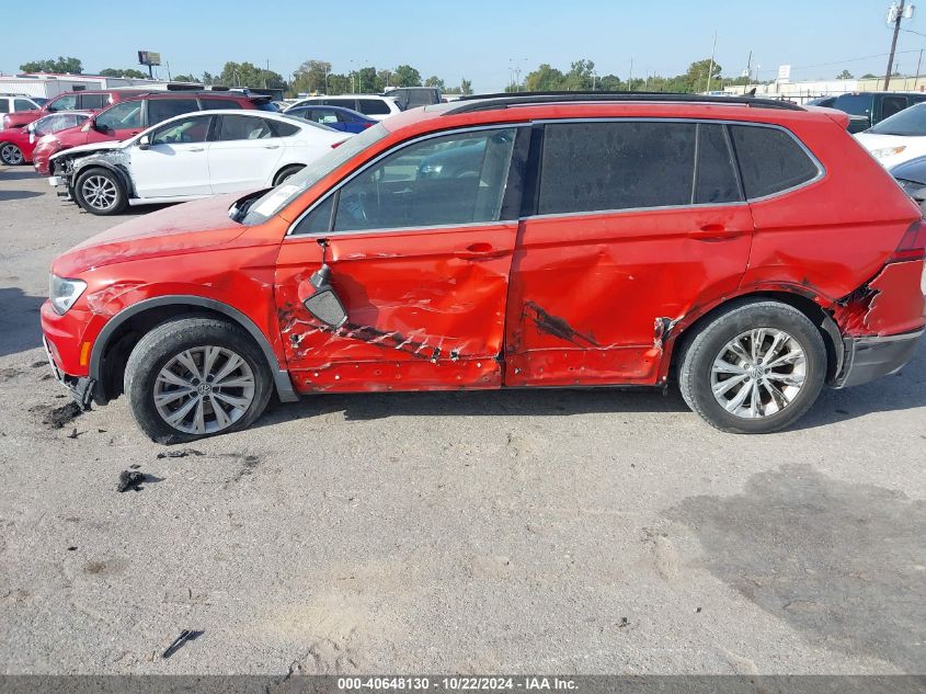 2018 Volkswagen Tiguan 2.0T Se/2.0T Sel VIN: 3VV3B7AX6JM166826 Lot: 40648130