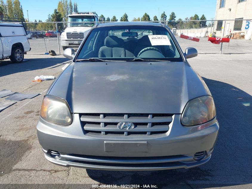 2005 Hyundai Accent Gls/Gt VIN: KMHCG35C85U333684 Lot: 40648136