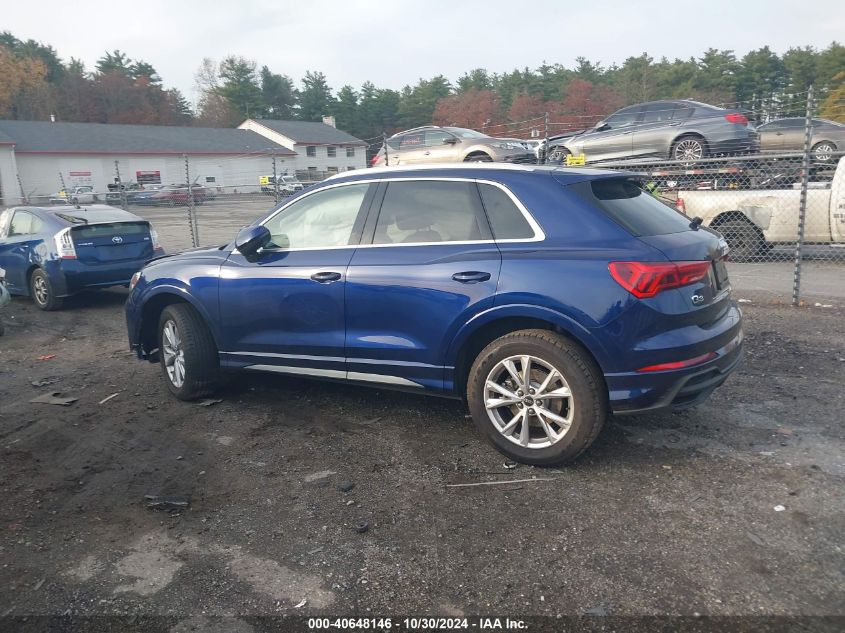 2024 Audi Q3 Premium 45 Tfsi S Line Quattro Tiptronic VIN: WA1DECF38R1142359 Lot: 40648146