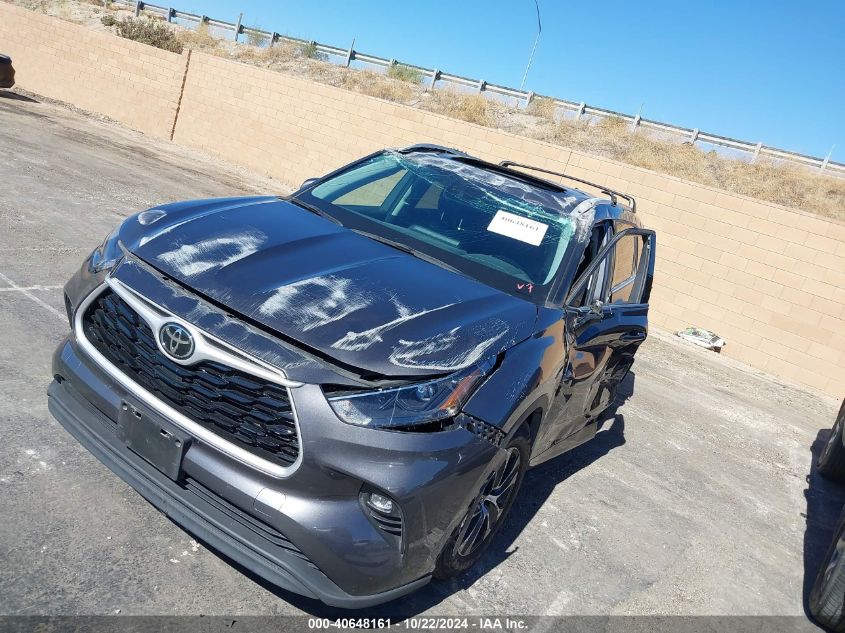 2022 Toyota Highlander Xle VIN: 5TDHZRAH9NS547628 Lot: 40648161