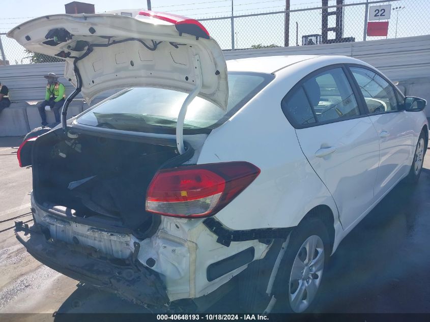 2017 Kia Forte Lx VIN: 3KPFK4A79HE011525 Lot: 40648193