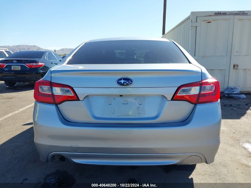 2016 Subaru Legacy 2.5I VIN: 4S3BNAA62G3024411 Lot: 40648200