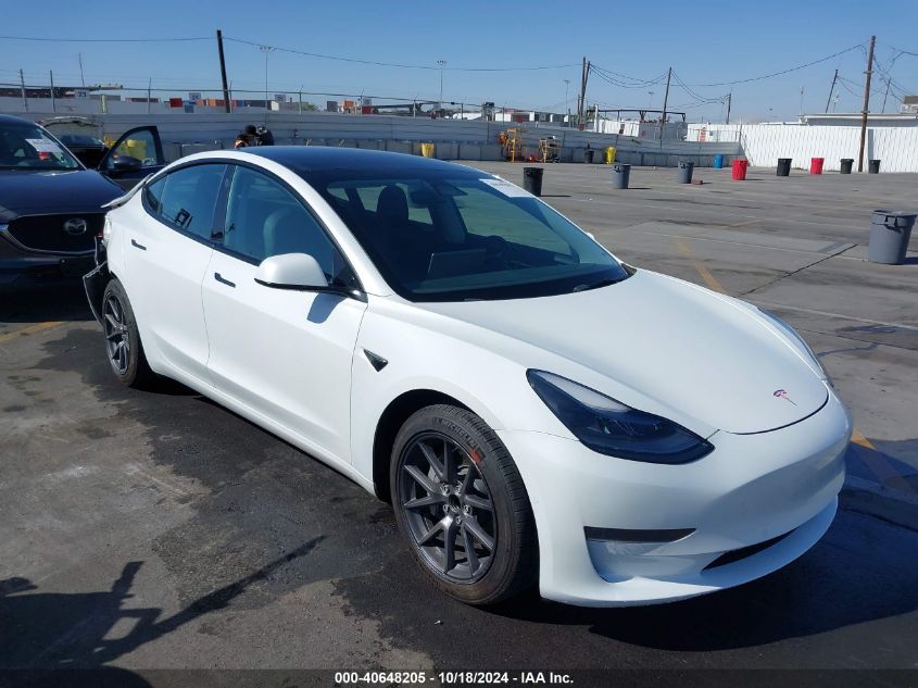 2022 TESLA MODEL 3 REAR-WHEEL DRIVE - 5YJ3E1EA3NF117036