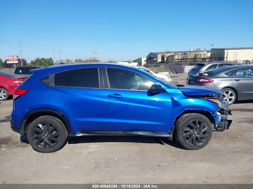 2022 Honda Hr-V Awd Sport VIN: 3CZRU6H13NM701397 Lot: 40648206