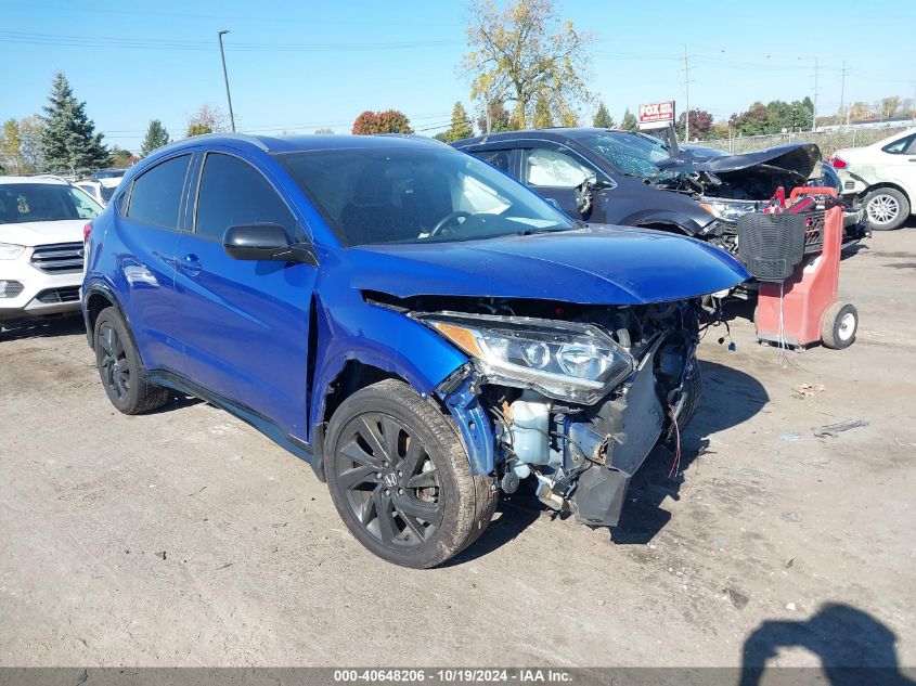 2022 Honda Hr-V Awd Sport VIN: 3CZRU6H13NM701397 Lot: 40648206