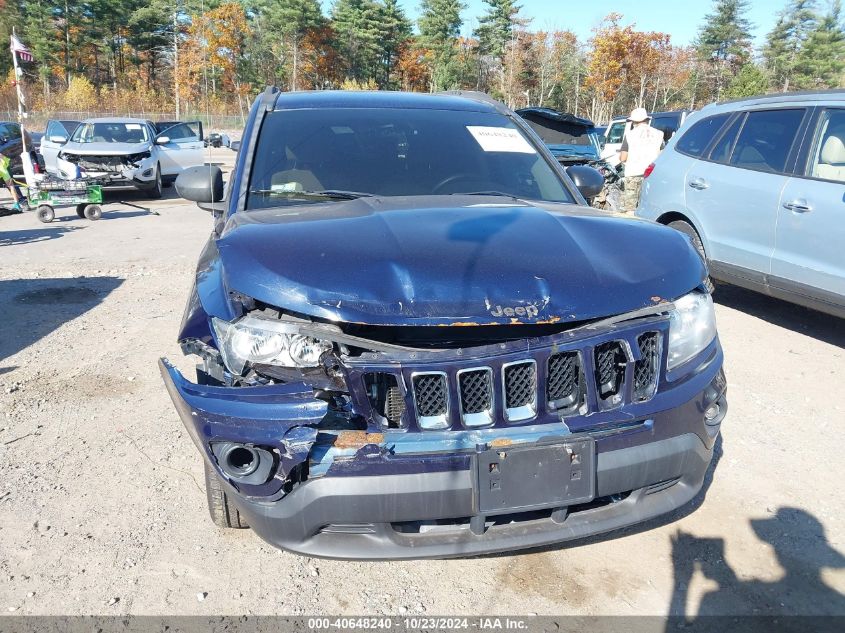 2016 Jeep Compass Sport VIN: 1C4NJDBBXGD662275 Lot: 40648240