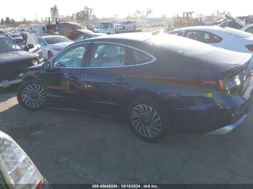 2024 Hyundai Sonata Hybrid Sel VIN: KMHL34JJ3RA090153 Lot: 40648259