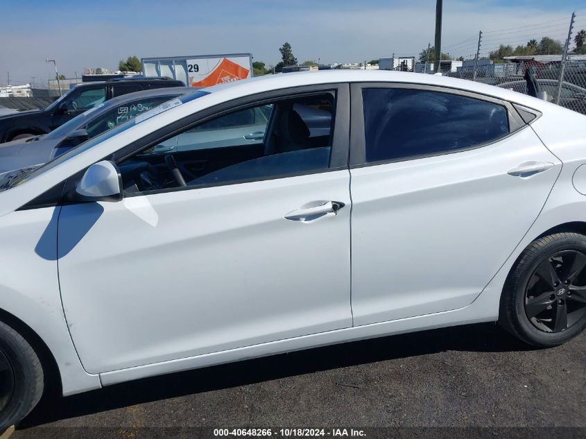 2015 Hyundai Elantra Se VIN: 5NPDH4AE5FH576030 Lot: 40648266