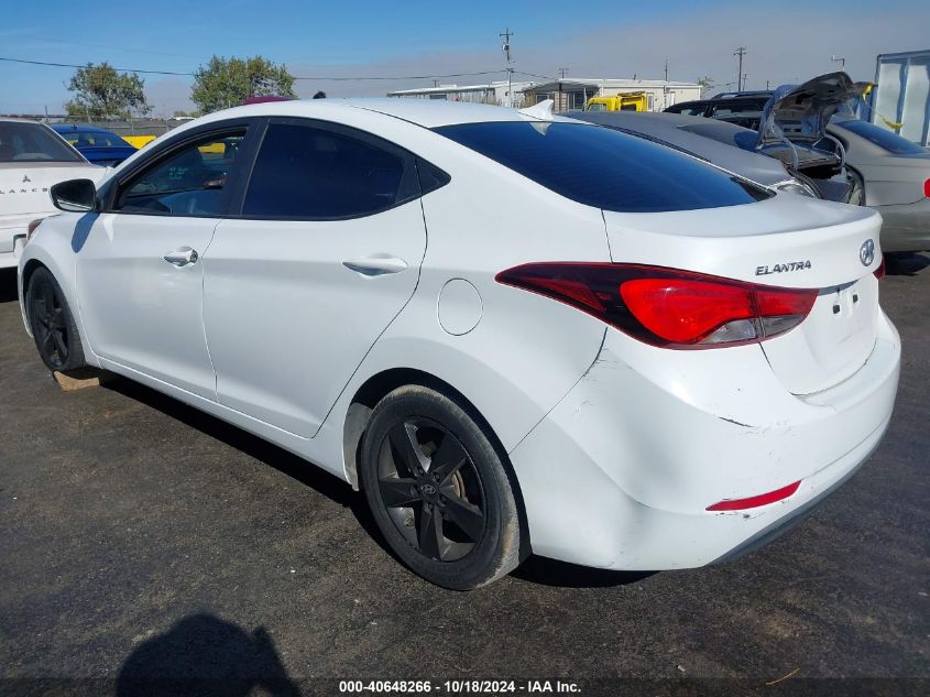 2015 Hyundai Elantra Se VIN: 5NPDH4AE5FH576030 Lot: 40648266