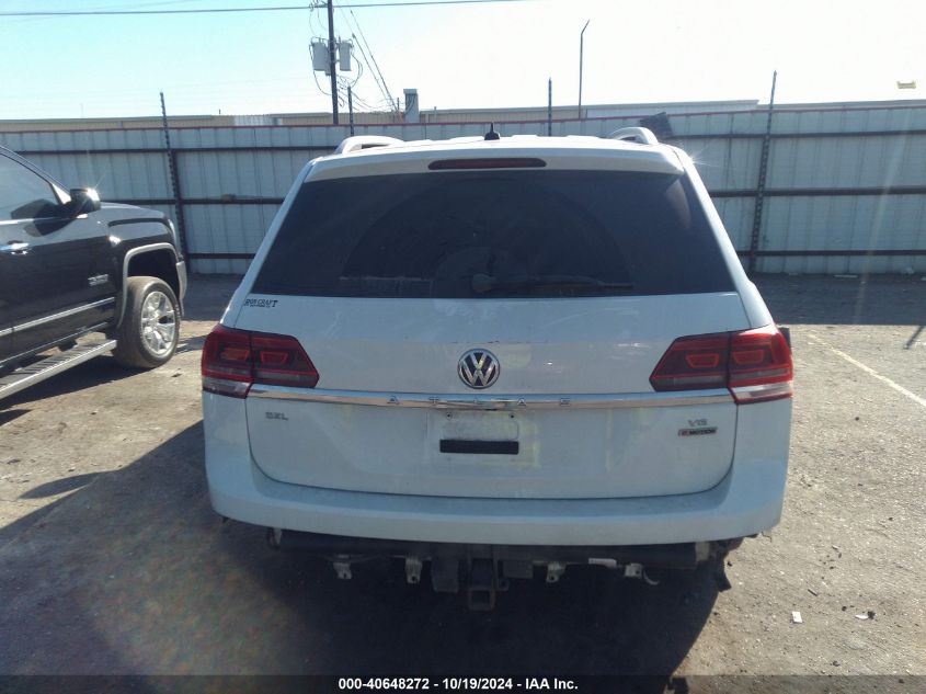 2018 Volkswagen Atlas 3.6L V6 Sel VIN: 1V2MR2CA6JC507944 Lot: 40648272