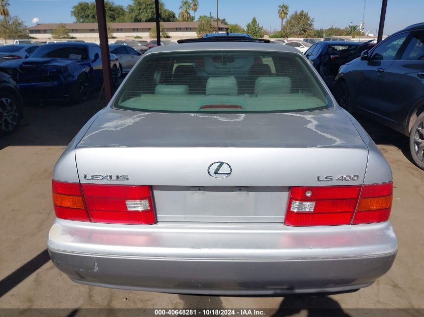 1999 Lexus Ls 400 VIN: JT8BH28F9X0154544 Lot: 40648281