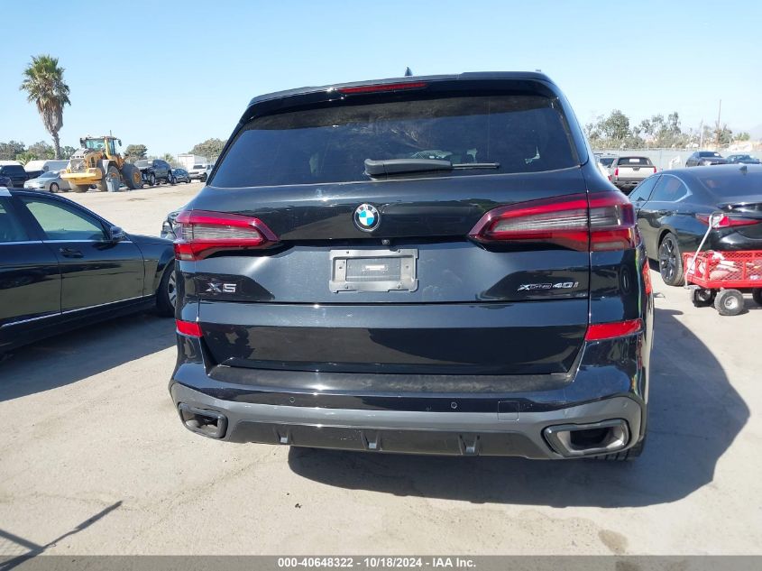 2023 BMW X5 XDRIVE40I VIN: 5UXCR6C03P9P16591