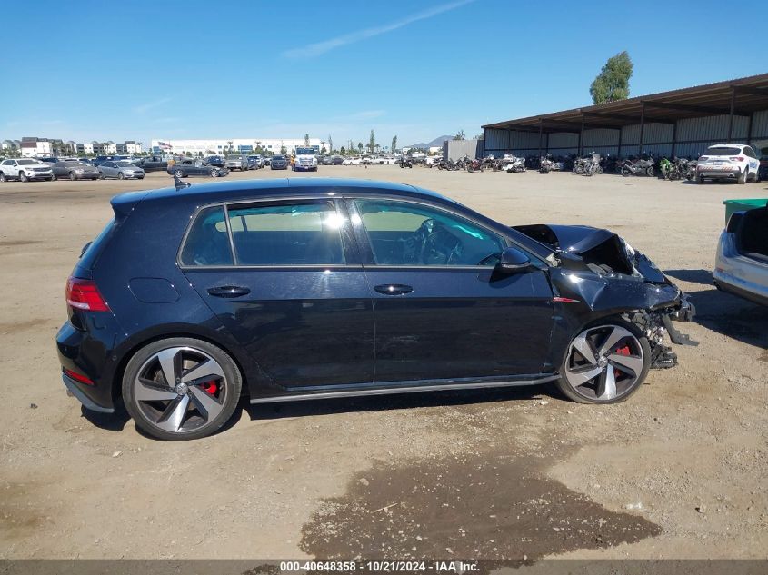 2019 Volkswagen Golf Gti 2.0T Autobahn/2.0T Rabbit Edition/2.0T S/2.0T Se VIN: 3VW6T7AU1KM035879 Lot: 40648358