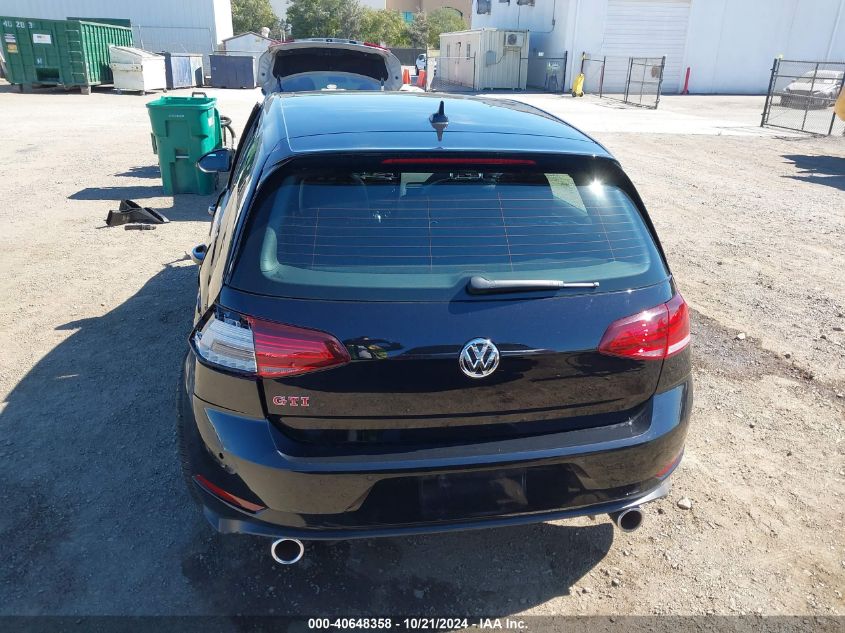 2019 Volkswagen Golf Gti 2.0T Autobahn/2.0T Rabbit Edition/2.0T S/2.0T Se VIN: 3VW6T7AU1KM035879 Lot: 40648358