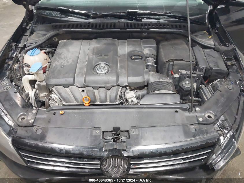 2011 Volkswagen Jetta 2.5L Sel VIN: 3VWLZ7AJ7BM316043 Lot: 40648365