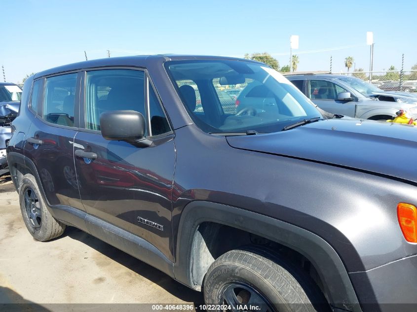 2018 Jeep Renegade Sport 4X4 VIN: ZACCJBAH8JPH32415 Lot: 40648396