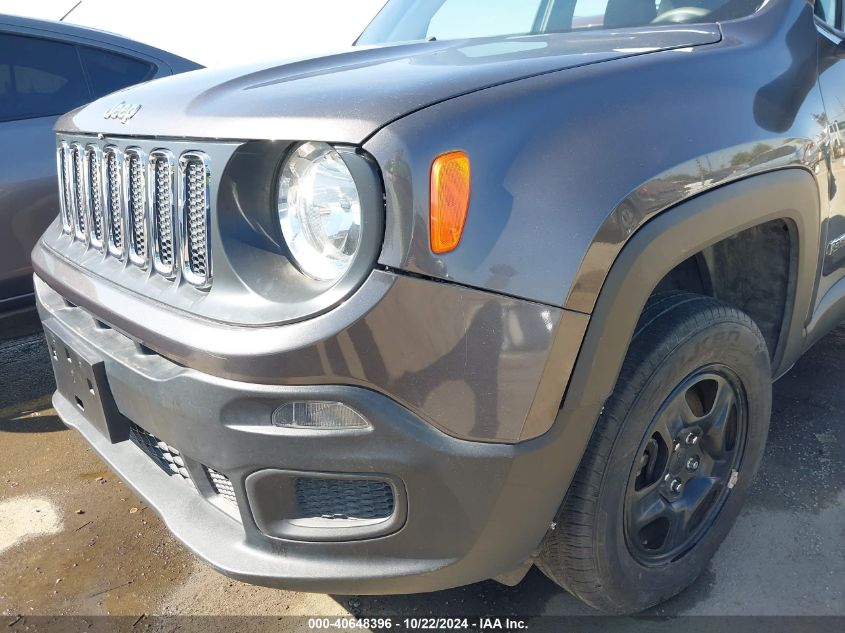 2018 Jeep Renegade Sport 4X4 VIN: ZACCJBAH8JPH32415 Lot: 40648396