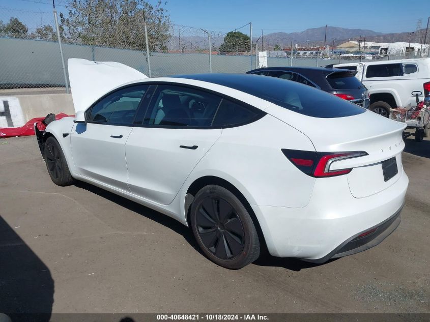 2024 Tesla Model 3 Rear-Wheel Drive VIN: 5YJ3E1EA7RF812528 Lot: 40648421